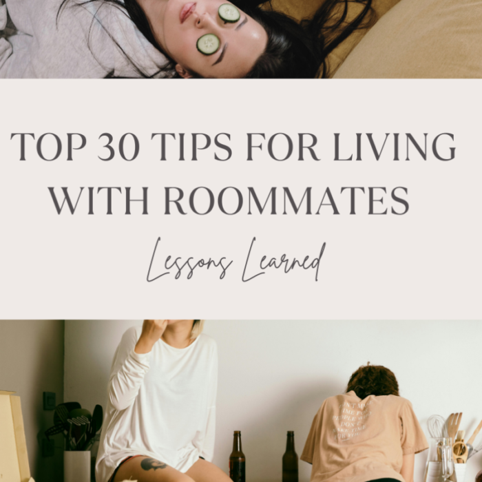 Featured Image - top tips for living with roommates